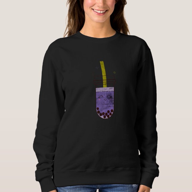 Boba Milk Teas Tapioca Bubble Pearl Sweatshirt (Front)