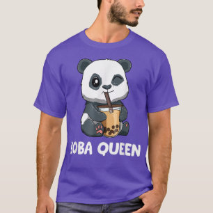 Boba Queen PandasFunny Boba Tea T-Shirt