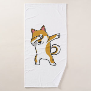 Boba Shiba Boba Shiba Boba Shiba Bath Towel