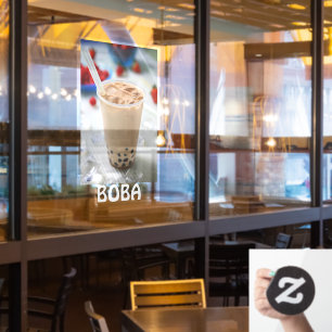 Boba Tea Bubble Drink Advertisement