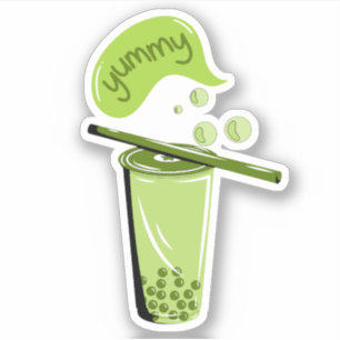 boba tea bubble milk matcha tea green tea lover