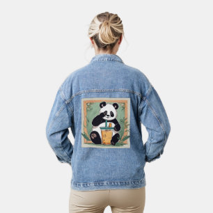 Boba Tea , Bubble milk tea Denim Jacket