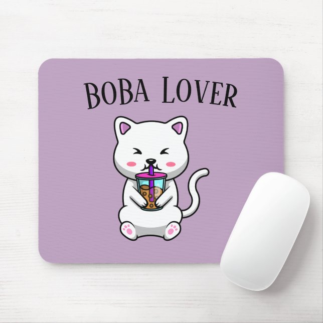 Boba Tea , Bubble milk tea Mouse Pad (With Mouse)