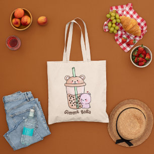 Boba Tea , Bubble milk tea Tote Bag