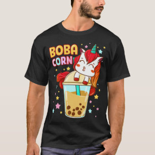 Boba Tea Bubble Tea Cute Kawaii Unicorn cool betti T-Shirt