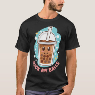 Boba Tea Bubble Tea Milk Tea Tea Bubble andalusian T-Shirt