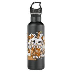 Boba Tea Cute Cat Bubble Tea Kawaii Anime Japanese 710 Ml Water Bottle