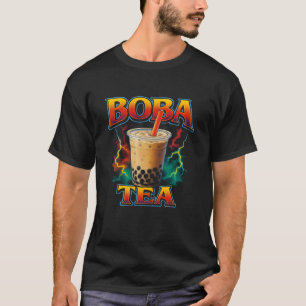 Boba Tea Favorite Food Funny Weird 90s Boba Tea T-Shirt
