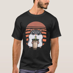 Boba Tea Hamster Bubble Tea Fanatic Cute Hamster T-Shirt