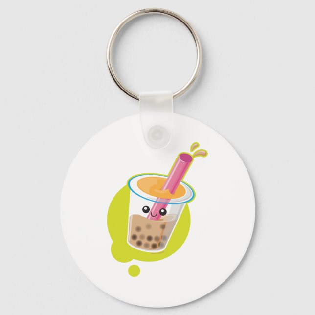 Boba Tea Key Ring (Front)