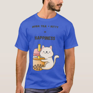 Boba Tea Kitty Happiness T-Shirt