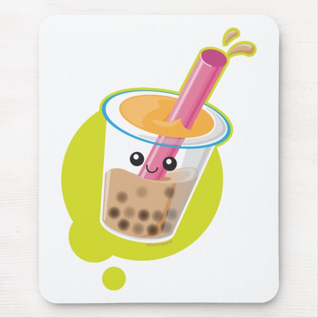 Boba Tea Mouse Pad (Front)