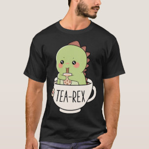 Boba Tea-Rex Cute T-Rex Dinosaur Lover Kawaii Funn T-Shirt