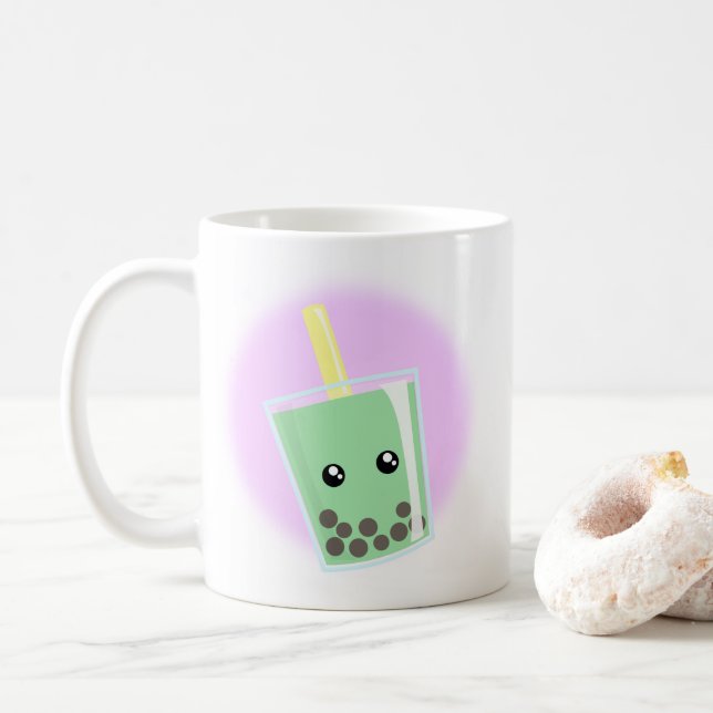 Boba Time! Coffee Mug (With Donut)