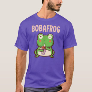 Bobafrog Frog Boba Tea Bubble Tea Girls Kids Kawai T-Shirt