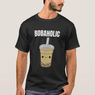 Bobaholic Funny Bubble Tea Shirts Women Men Boba T