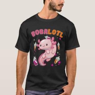 Bobalotl Axolotl Boba Tea Bubble Milk  1 T-Shirt