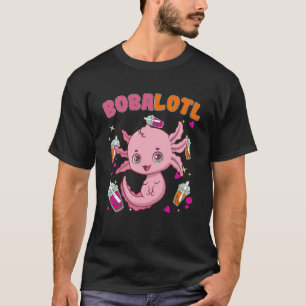 Bobalotl Axolotl Boba Tea Bubble Milk  5 T-Shirt