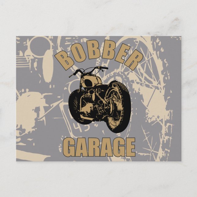 Bobber Garage Postcard (Front)