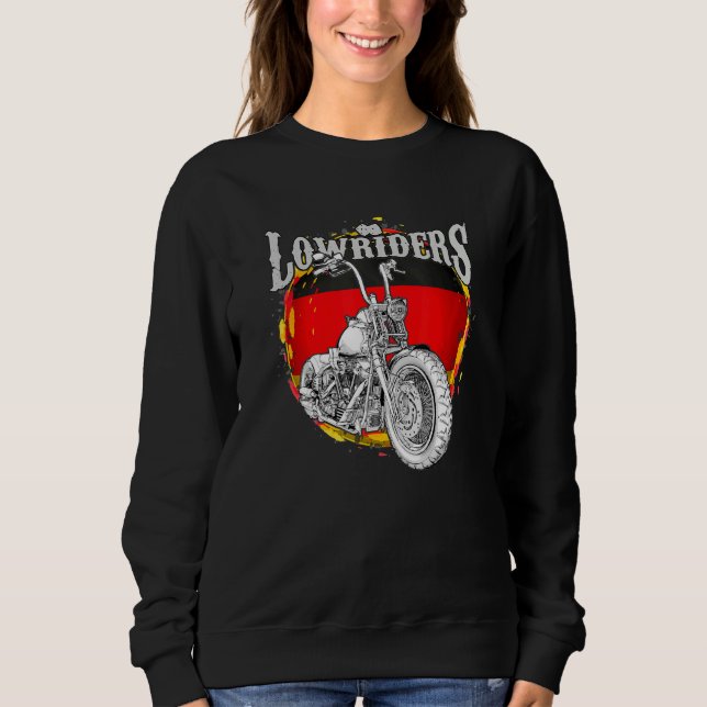 Bobber Low Rider Clothes Chicano Cholo Vicla Lowri Sweatshirt (Front)