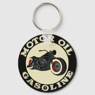 - Bobber - Motor Oil - Gasoline Key Ring