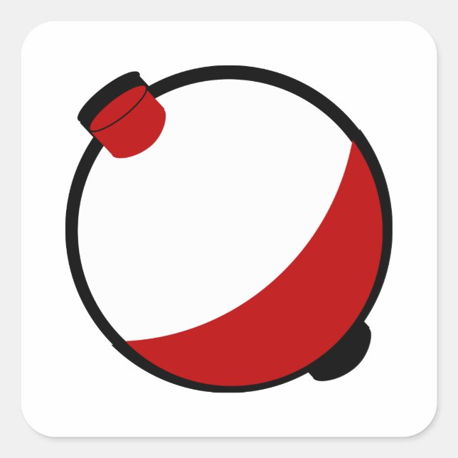 Bobber Square Sticker (Front)