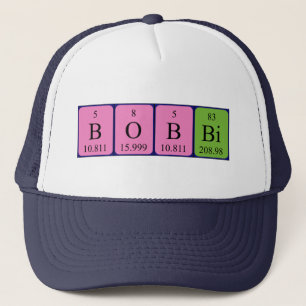 Bobbi periodic table name hat