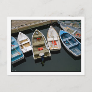 Bobbing Row Boats Postcard