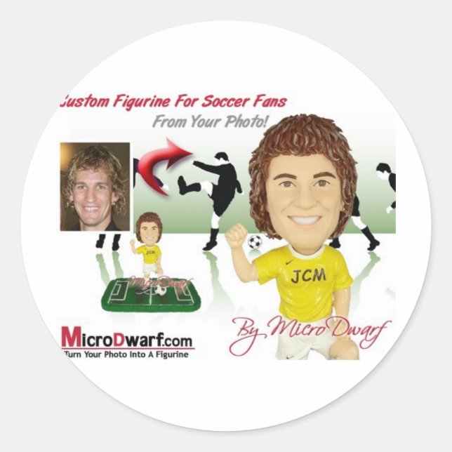 Bobbleheads Bobblehead Bobble Heads Classic Round Sticker (Front)