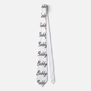Bobby Artistic Name Design Tie