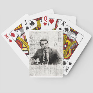 Bobby Fischer Portrait Playing Cards