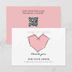 Bobby Pins Logo Hair Stylist Pink Thank You