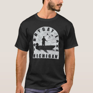 Bobbygay Lake Fishing Michigan T-Shirt