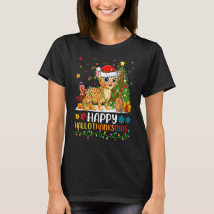 Bobcat Animal Happy Bobcat Hellothanksmas T-Shirt