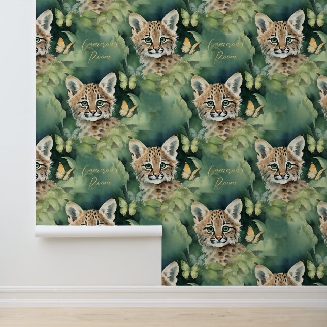 Bobcat Cute baby Animal Personalised Wallpaper (Application)