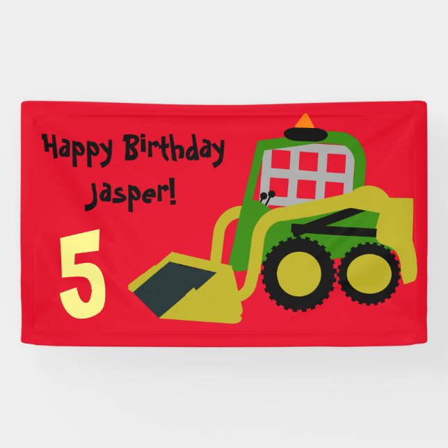 Bobcat Excavator Banner (Horizontal)