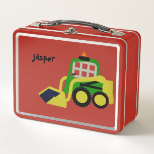 Bobcat Excavator Metal Lunch Box