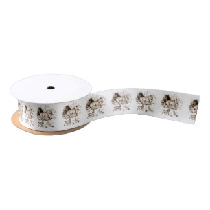 Bobcat Family Satin Ribbon