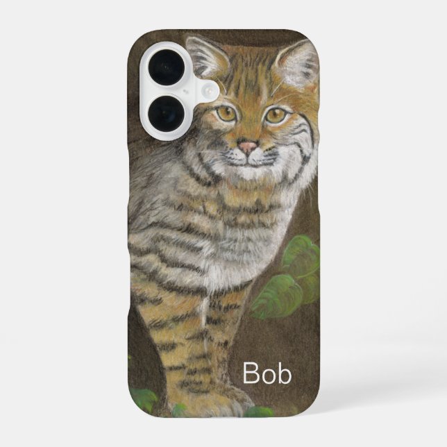 Bobcat iPhone 16 Case (Back)