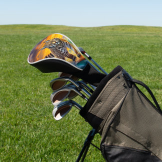 Bobcat Surfing Alaska Design By Rich AMeN Gill Golf Head Cover