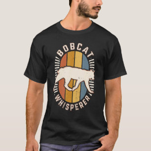 Bobcat Whisperer Vintage Classic Retro Animal Love T-Shirt
