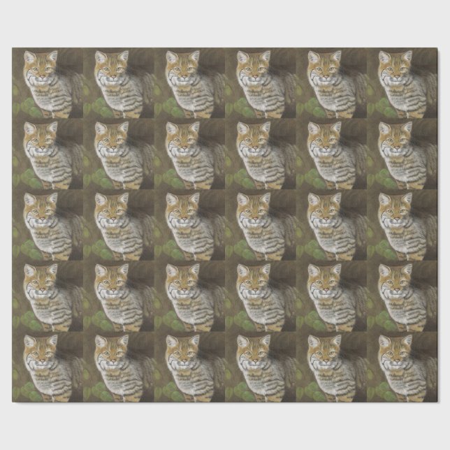 Bobcat Wrapping Paper (Seam)