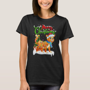 Bobcat Xmas Decorations Santa Bobcat Christmas T-Shirt