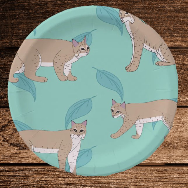 Bobcats Paper Plate (Creator Uploaded)