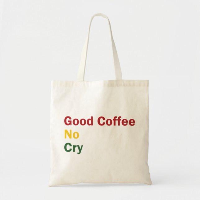 BobCoffee Tote Bag (Front)