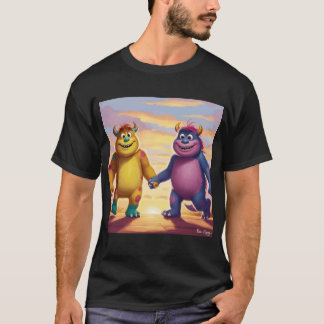 Bobo and Zippy: Bright Friends in a Monster World T-Shirt