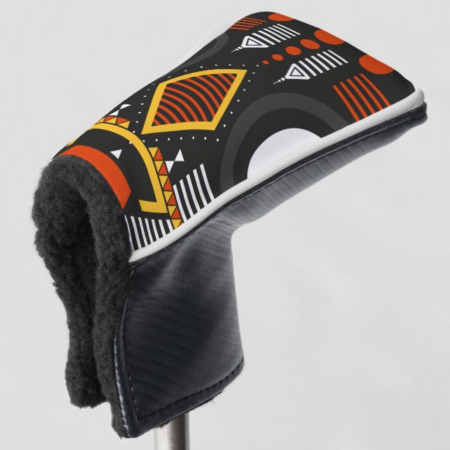 bobo bwa tribal golf head cover (3/4 Front)