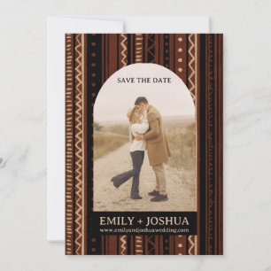 Bobo Flat Save The Date Wedding Card Unique
