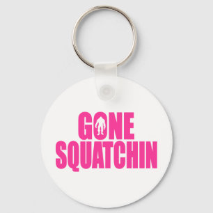 Bobo GONE SQUATCHIN Gear Finding Bigfoot Key Ring