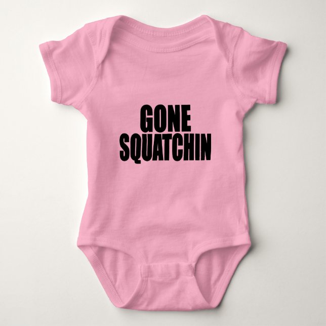 Bobo GONE SQUATCHIN Shirt FindingBigfoot (Front)